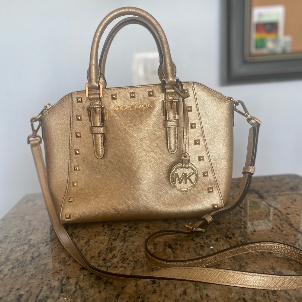 Michael Kors Ciara Stud Messenger Bag